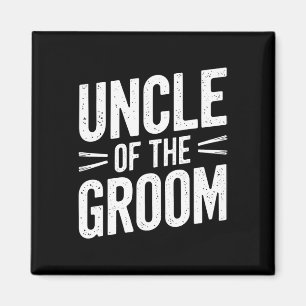 Onkel der Groom T Shirt Stillistische Onkel der gR Magnet