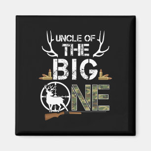 Onkel der großen Camouflage eines Geburtstags Magnet