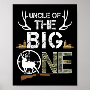 Onkel der großen Camouflage eines Geburtstags Poster