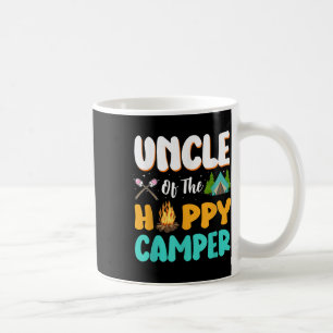 Onkel der Happy Camper Family Camping Geburtstag Kaffeetasse