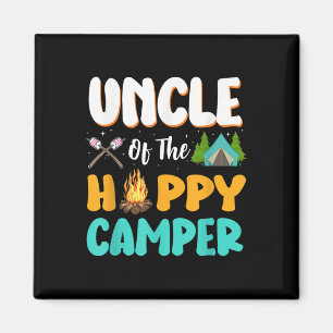 Onkel der Happy Camper Family Camping Geburtstag Magnet
