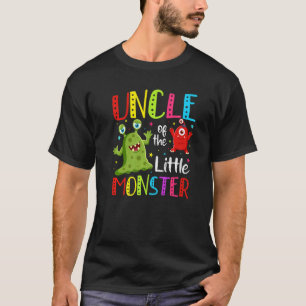 Onkel der kleinen Monsterjungen Männer 1. Geburtst T-Shirt