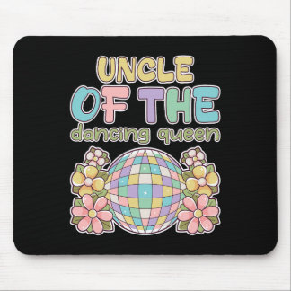 Onkel der Königin tanzend Retro 17. Geburtstagsfei Mousepad