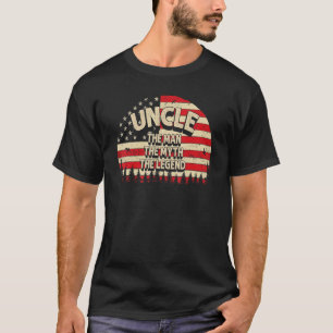 Onkel Der Mann der Mythos der Legende Männer USA F T-Shirt