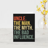 Onkel Der Mann der Mythos Der schlechte Einfluss a Karte (Gelbe Blume)