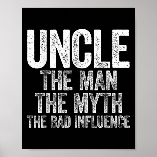 Onkel Der Mann der Mythos Der schlechte Einfluss S Poster (Vorne)