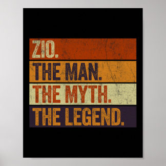 Onkel Der Mann Der Mythos Die Legende Lustig Retro Poster