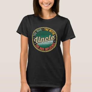 Onkel Der Mann Mythos Der schlechte Einfluss Retro T-Shirt