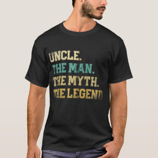 Onkel Der Mann Mythos Legende Vatertag Papa Bestes T-Shirt
