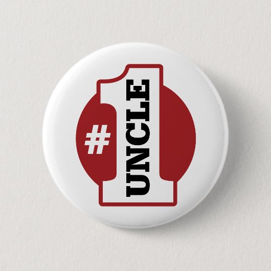 Onkel der Nr.-1 Button (Vorderseite)