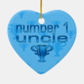 Onkel der Nr.-1 Keramik Ornament (Hinten)