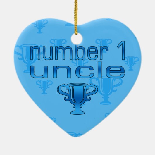 Onkel der Nr.-1 Keramik Ornament (Hinten)