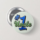 Onkel der Nr.-eine Button (Vorne & Hinten)