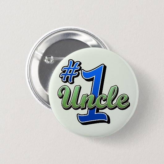 Onkel der Nr.-eine Button (Vorne & Hinten)