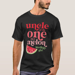 Onkel der One In A Melon-Geburtstagsmädchen-Wasser T-Shirt