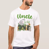 Onkel der Wild One Matching Family Safari T-Shirt (Vorderseite)