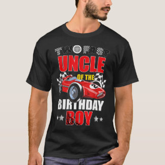 Onkel der zwei schnellen 2. Geburtstagsjungen-Renn T-Shirt