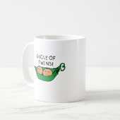 Onkel der Zwillings-Hülse Kaffeetasse (Vorderseite Links)