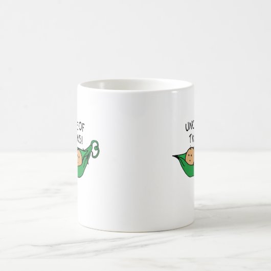 Onkel der Zwillings-Hülse Kaffeetasse (Mittel)