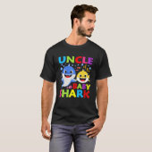 Onkel des Baby Shark Birthday Boy, Girl, Kids, T-Shirt (Vorne ganz)