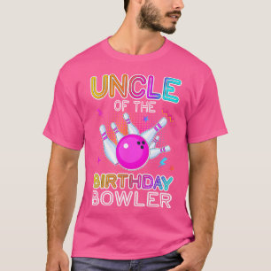 Onkel des Geburtstags Bowler Bday Bowling Party Ce T-Shirt
