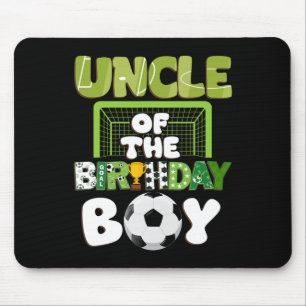 Onkel des Geburtstags Boy Soccer Family Party Deko Mousepad