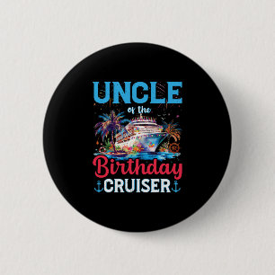 Onkel des Geburtstags-Cruisers Lustige Kreuzfahrt  Button