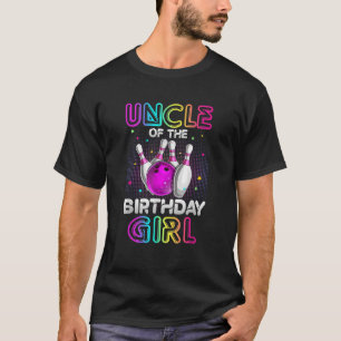 Onkel des Geburtstags Girl Bowler Kid Bowling Part T-Shirt