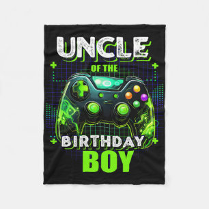 Onkel des Geburtstags Junge Matching Video Game Bi Fleecedecke