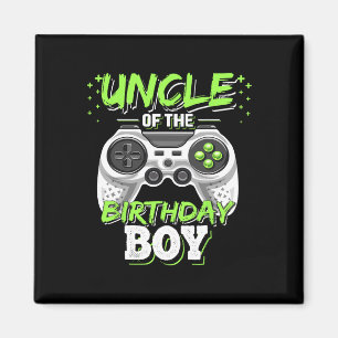 Onkel des Geburtstags Junge Matching Video Game Bi Magnet