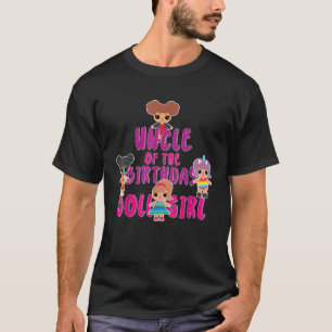 Onkel des Geburtstags-Puppen-Girl-Party-Matching F T-Shirt