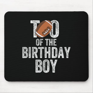 Onkel des Geburtstagsjungen American-Football-Fan Mousepad