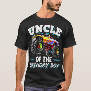 Onkel des Geburtstagsjungen Monster Truck Geburtst T-Shirt