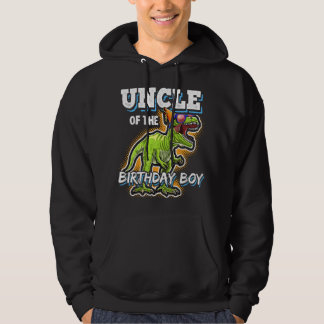 Onkel des Geburtstagsjungen passende Familien-Dino Hoodie