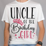 Onkel des Geburtstagskameraden für Mädchen T-Shirt<br><div class="desc">Suchen Sie ein Shirt zum Geburtstag, das Ihr Party komplett macht? Schauen Sie sich nur unsere passenden Geburtstags-Crew-Shirts an! Diese stilvollen T-Shirts sind perfekt für jeden Geburtstagsfeier. Unsere passenden Shirts sind ein tolles Geschenk für Ihre Freunde und Familie und können als Teamkollegen oder als Gruppentee zusammengefasst werden. Mit so vielen...</div>