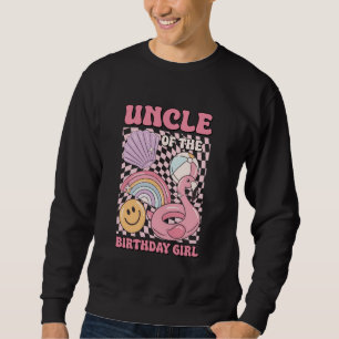 Onkel des Geburtstagsmädchen Poolparty Familienfei Sweatshirt