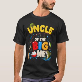 Onkel des großen Fang Geburtstagsjungen Familie P T-Shirt