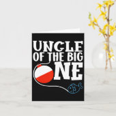 Onkel des großen Fischerjungs zum ersten Geburtsta Karte (Gelbe Blume)