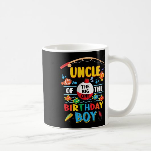 Onkel des großen Fischfangs 1. Geburtstag Ofischal Kaffeetasse (Rechts)