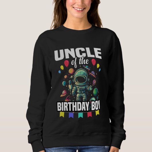 Onkel des jungen Astronauten Sweatshirt (Vorderseite)