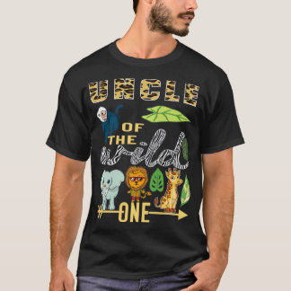 Onkel des Wild One Zoo Mutter Geburtstag Safari J T-Shirt