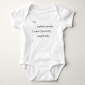 Onkel Developer Baby Funny Code Strampler (Vorderseite)