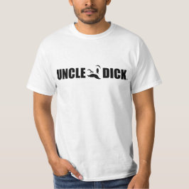 Onkel Dick in den Blockschrift T-Shirt