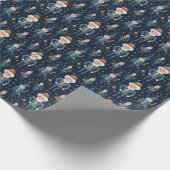 Onkel Drossel Meyer: Blue Nutcracker Ballet Geschenkpapier (Ecke)