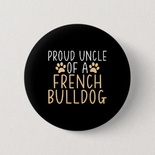 Onkel eines französischen Bulldoggen Button