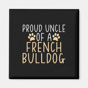 Onkel eines französischen Bulldoggen Magnet
