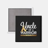Onkel eines Kriegers Magnet (Vorderseite/Rückseite)