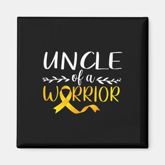 Onkel eines Kriegers Magnet (Vorne)