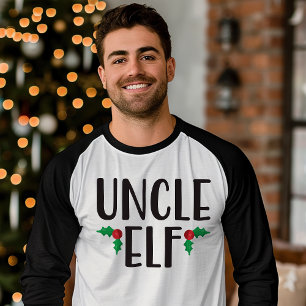 Onkel-Elfen-Weihnachtsgeschenk für die Familie T-Shirt