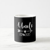 Onkel Est 2020 Herz Liebe Weihnachtsgeschenke Kaffeetasse (Mittel)